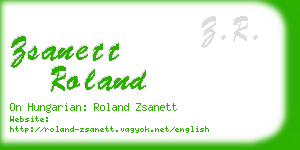 zsanett roland business card